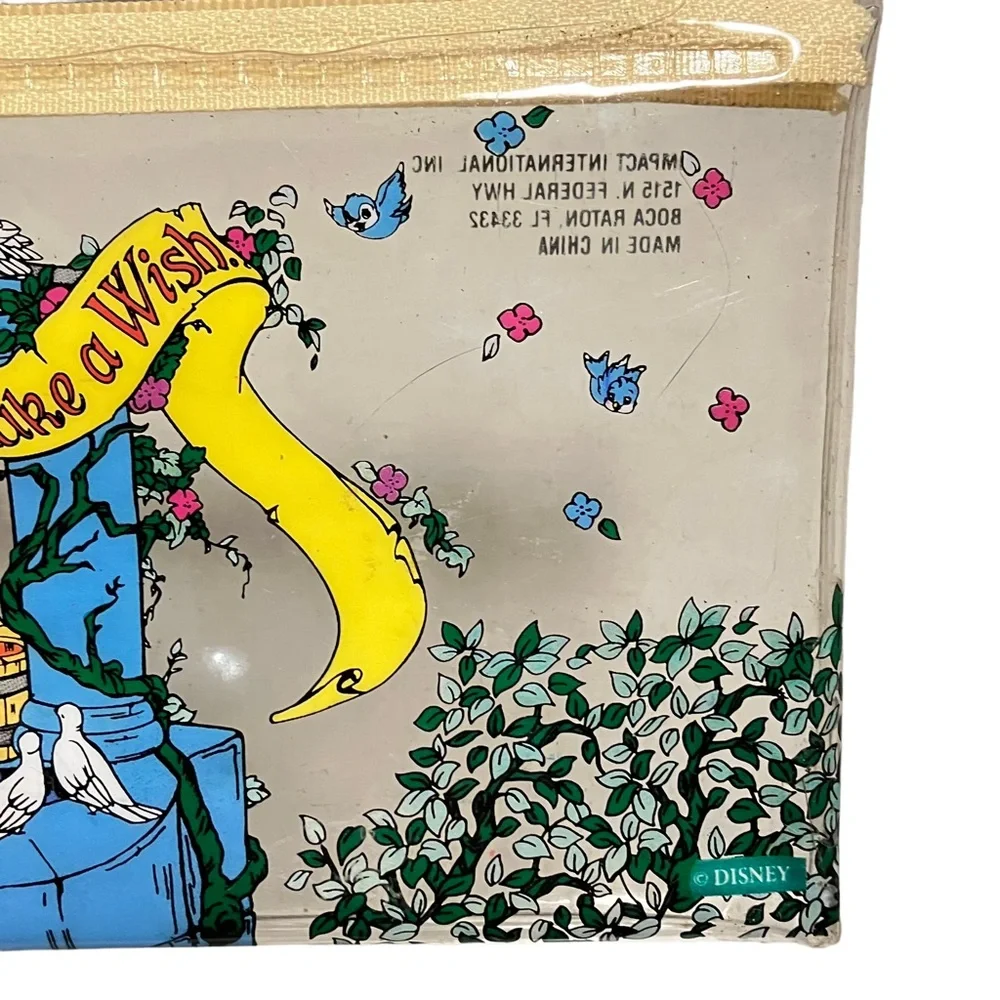 Disney 90s Vintage Snow White & The Seven Dwarfs Clear Pencil Case